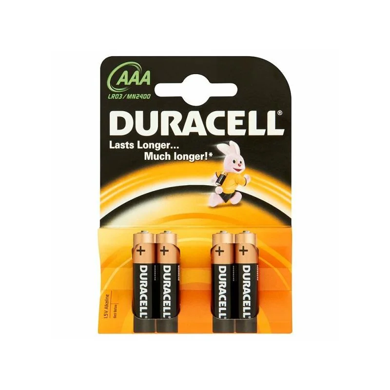 Duracell Basic mikrotužkové batérie AAA 4ks MN2400 10PP100005