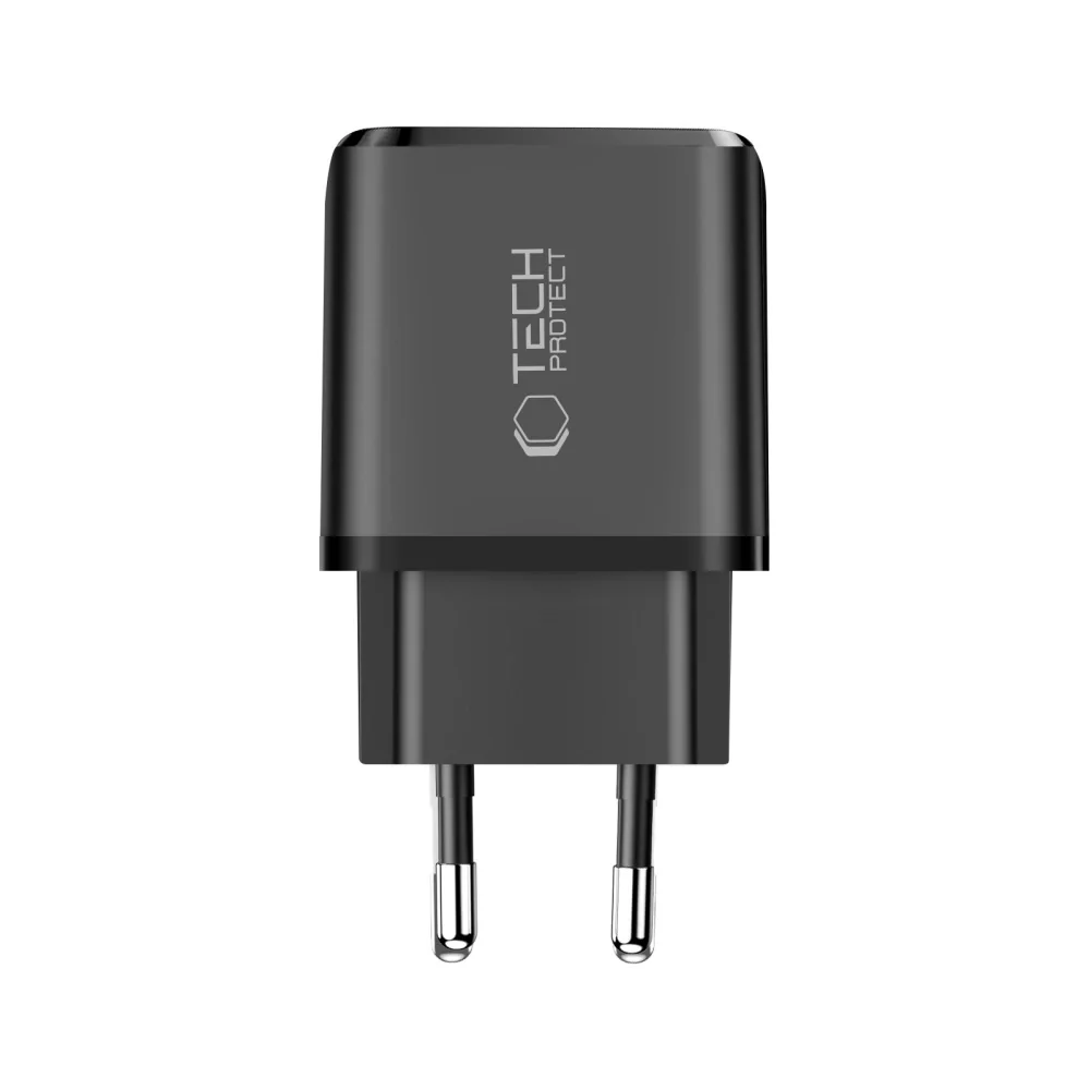 Tech-Protect NCA30 sieťová nabíjačka 30W PD QC, čierna