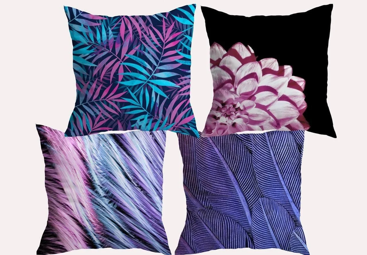 Obliečky na vankúše 40x40 cm Yasmin set 4 ks EMI