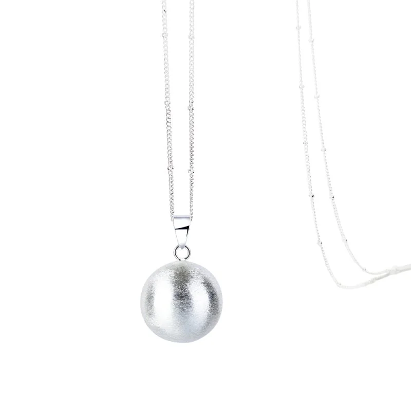 Bola tehotenská rolnička PURE ELEGANCE Silver