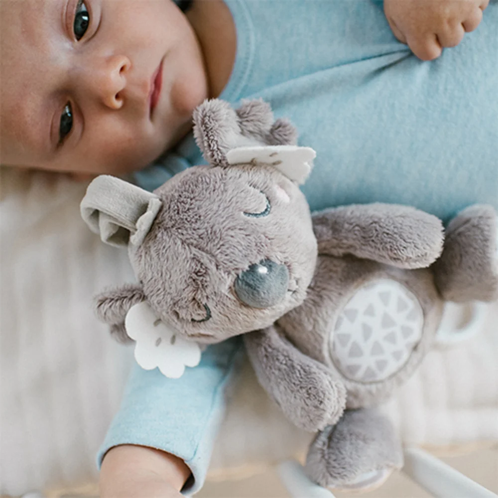 Závesná plyšová hračka s melódiou Koala Coco, sivá