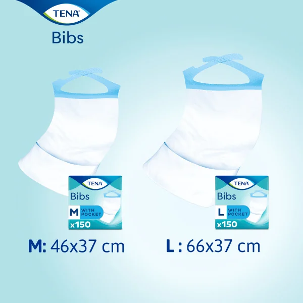 TENA Bib podbradník M/L 1×150 ks, podbradník