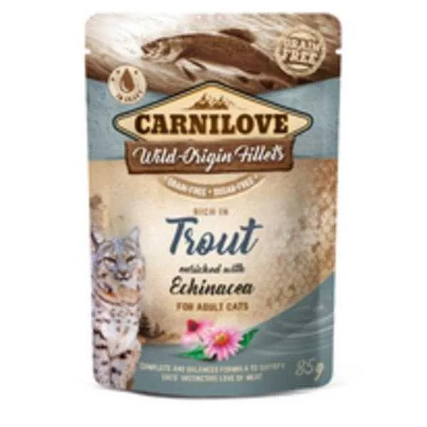 Carnilove Kapsička Cat Pouch Trout With Echinacea 85g