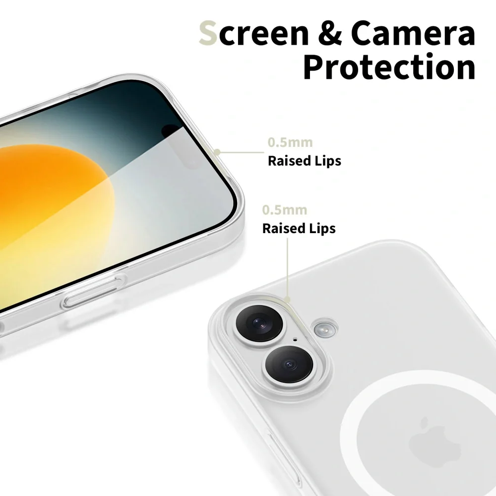 Tech-Protect MagSlim MagSafe kryt na iPhone 17, biely