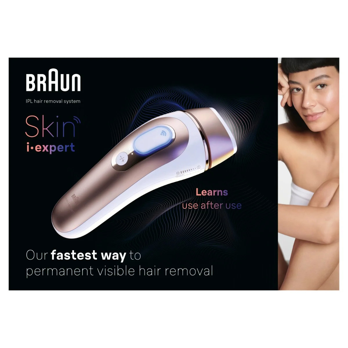 Braun Smart IPL Skin i expert, Domáca Epilácia, Puzdro, 2 Hlavice, PL7147 1×1 ks, epilátor