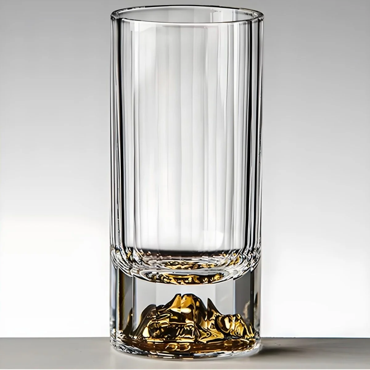 Krištáľový pohár so zlatým detailom 100ml