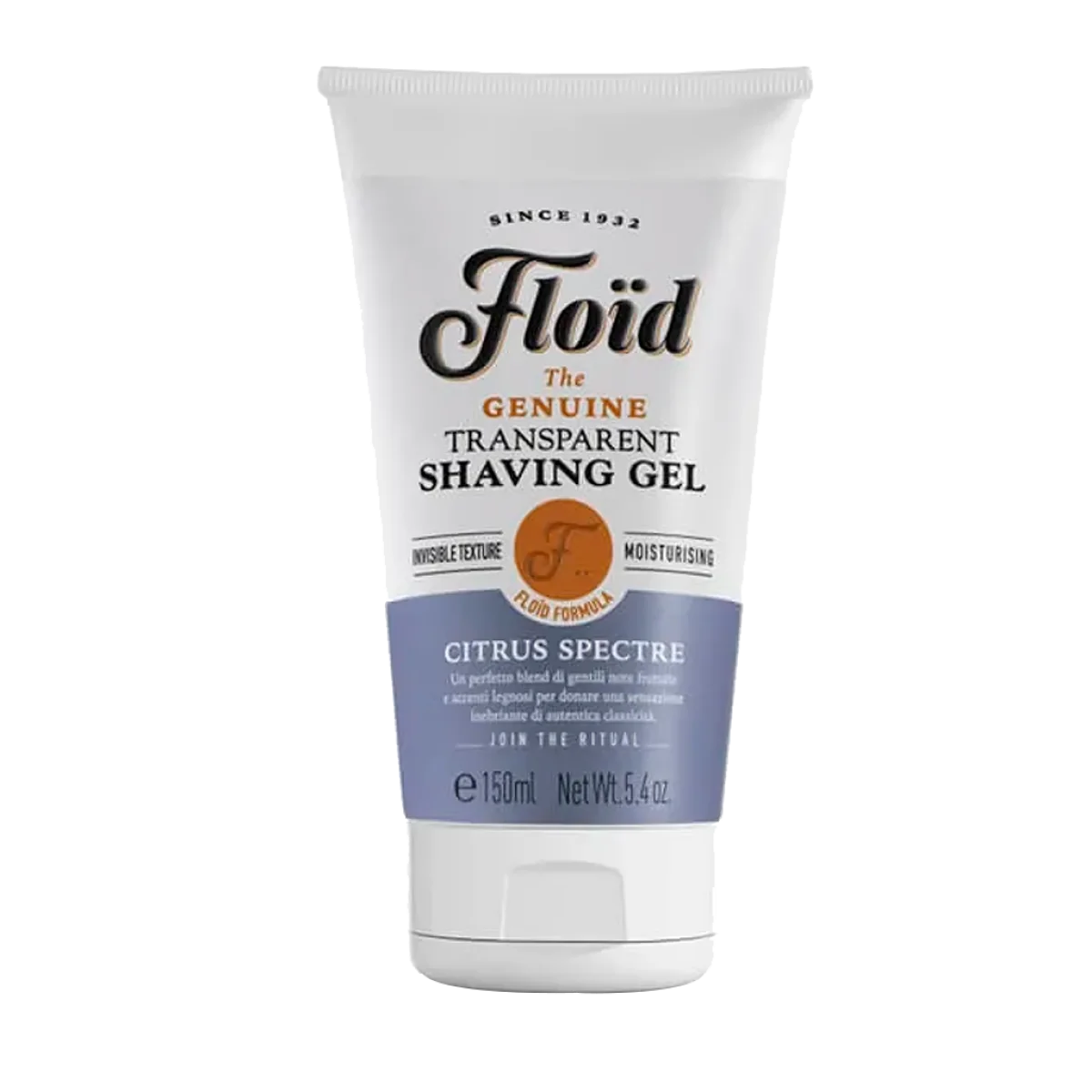 Priehľadný gél na holenie Floid Transparent shaving gel Citrus Spectre 150ml