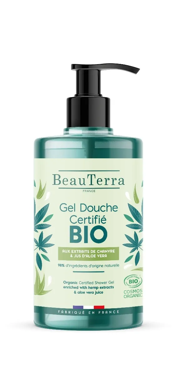 Beauterra Organic Shower Gel  Aloe &Hemp