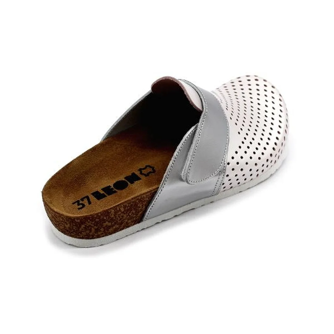 4251 Dámska zdravotná korková obuv uzavretá perla 36 - 23,5cm, perla, 2,0 cm