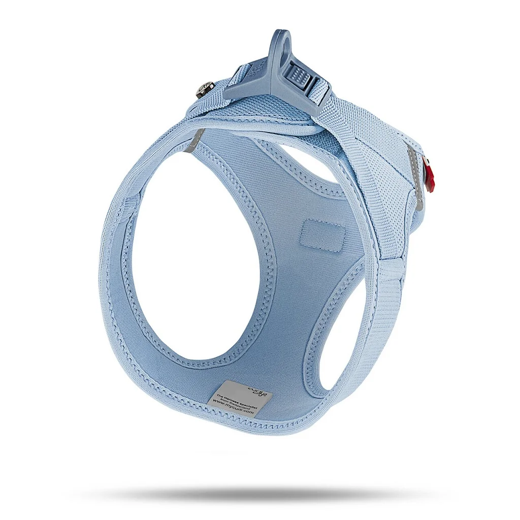CURLI Postroj pre psov so sponou Air-Mesh Skyblue M, 6-9 kg 1×1 ks