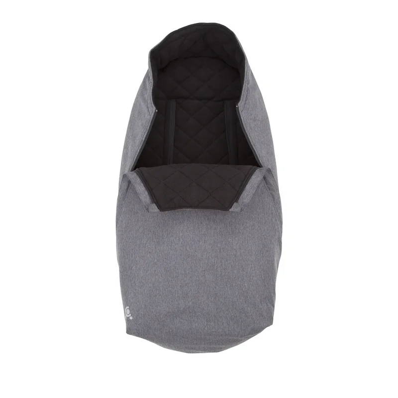 CuddleCo Comfi-Extreme, Detský fusak, hviezdy, 90x50cm šedá melanž/čierna