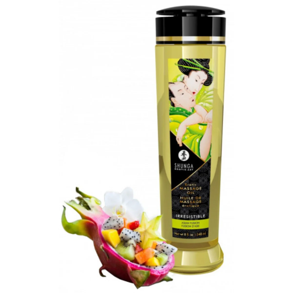 Irresistible masážny olej ázijské ovocie (240 ml)