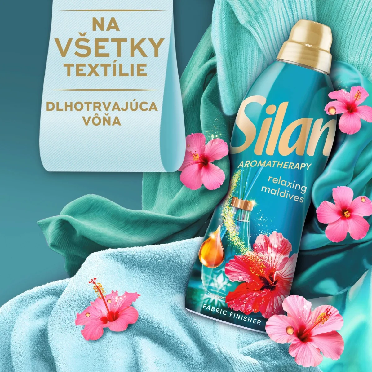 Silan AT aviváž Relaxing Maldives 50 praní, 1,1 l 1×1100 ml, aviváž