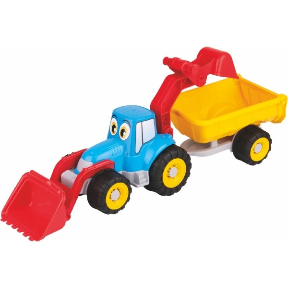 Androni Traktor do piesku s vlečkou 55cm-Androni