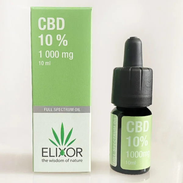 Elixor CBD olej 10% 1×10 ml, olej