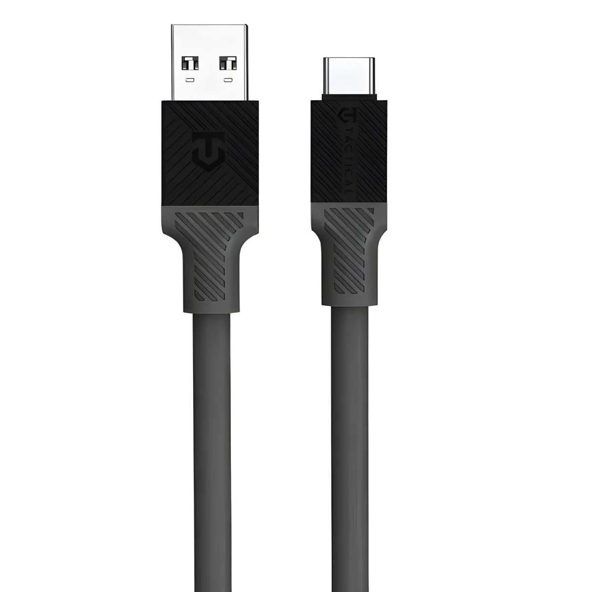 Kábel USB-A/USB-C - 1m - Sivá 6 mm zamatového dotyku