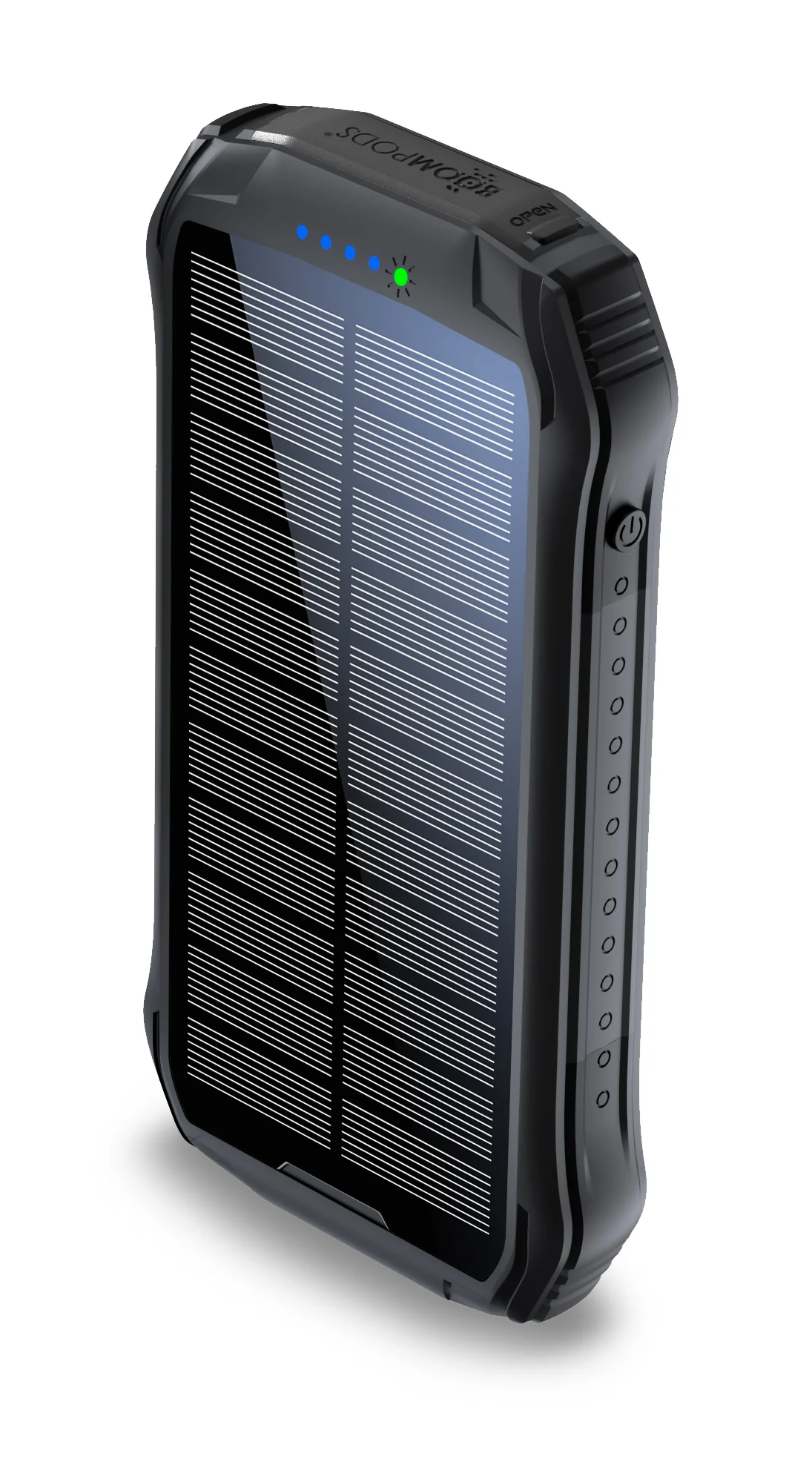 Powerbanka BOOMPODS Neutron SOLAR 10000mAh čierna