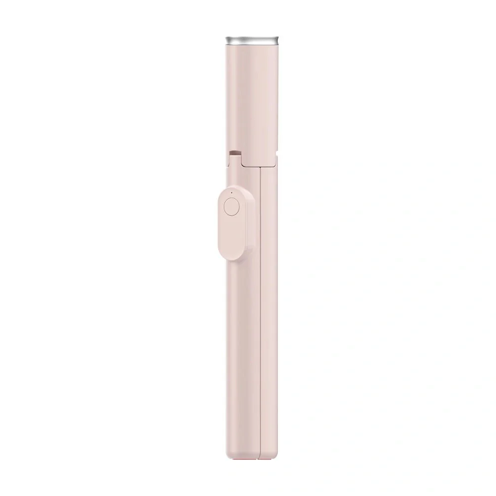 Tech-Protect L09S Bluetooth Selfie tyč so statívom, ružová