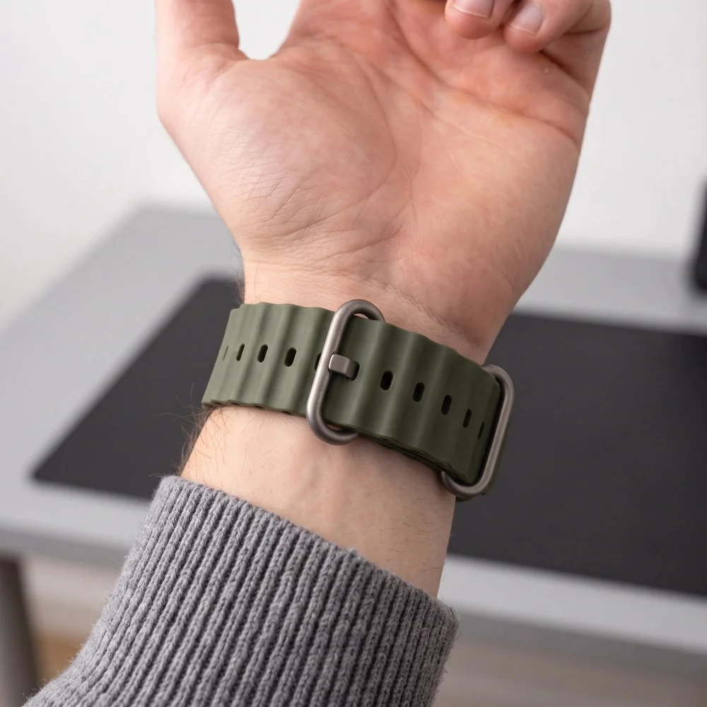 Tech-Protect Iconband Pro remienok na Apple Watch 44 / 45 / 46 / 49 mm, military green