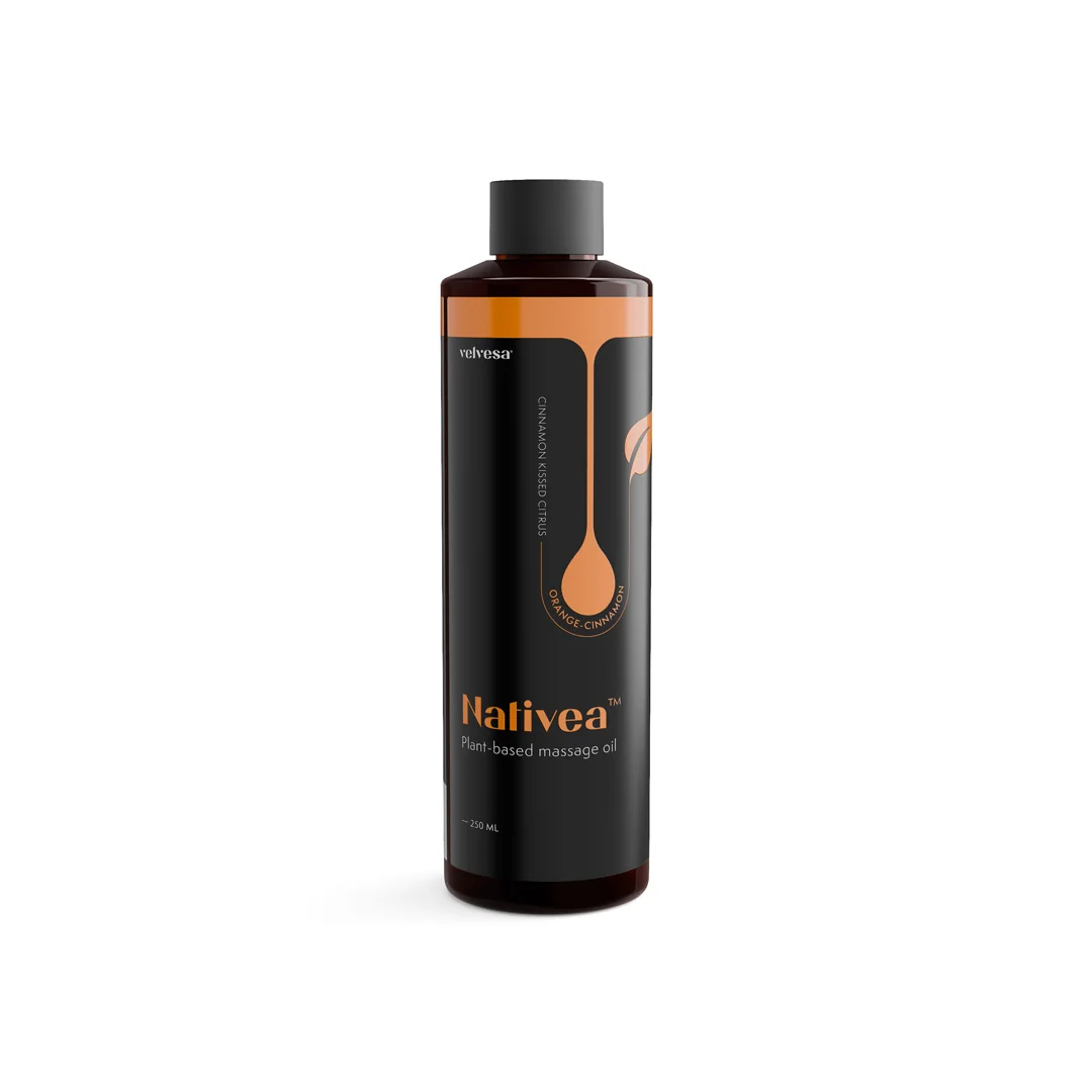 Nativea Orange-Cinnamon masážny olej - velvesa® 250ml