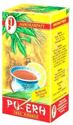 AG čaj PU-ERH citrón NS 1×20g, bylinný Pu-erh čaj