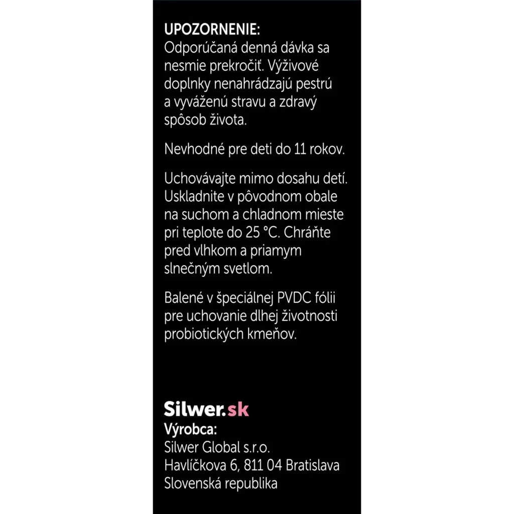 Silwer GLP-1 Probio Aktiv 30 kapsúl. Pocit hladu, regulácia zdravej hmotnosti.