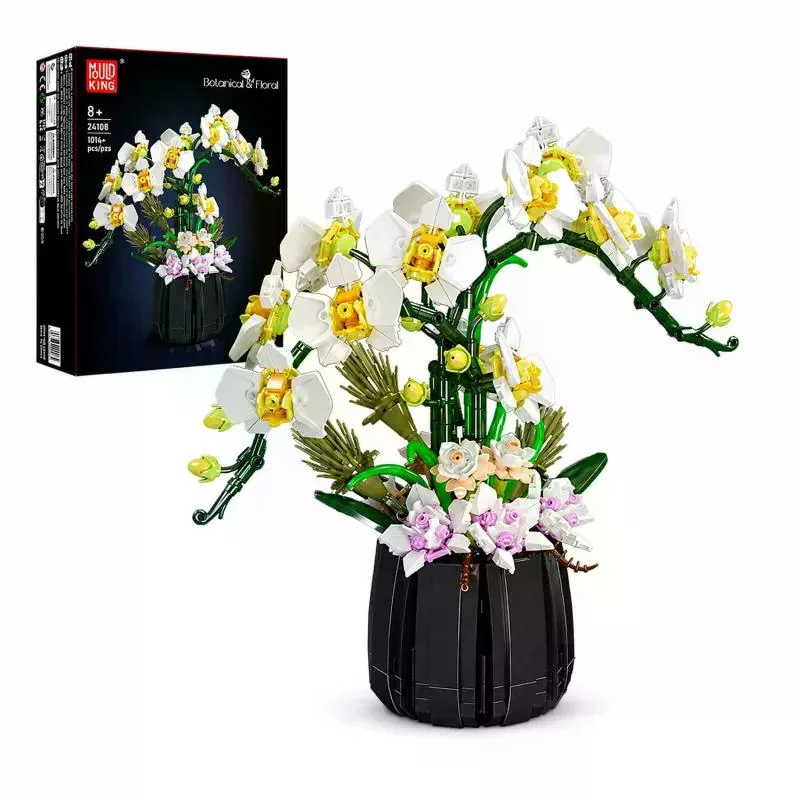 Mould King stabebnica orchidea bonsai