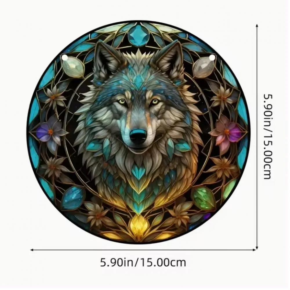 Lapač Slnka s Vlkom na Skalnatom Vrchu XL-30cm x 30cm