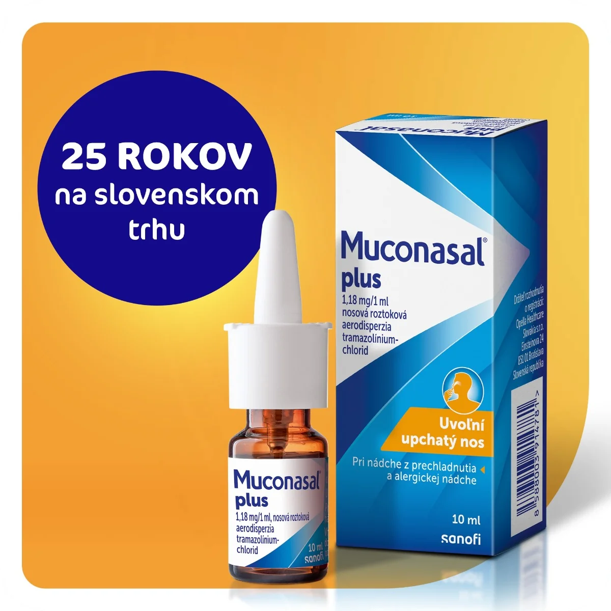 Muconasal® plus 1×10 ml, nosový sprej