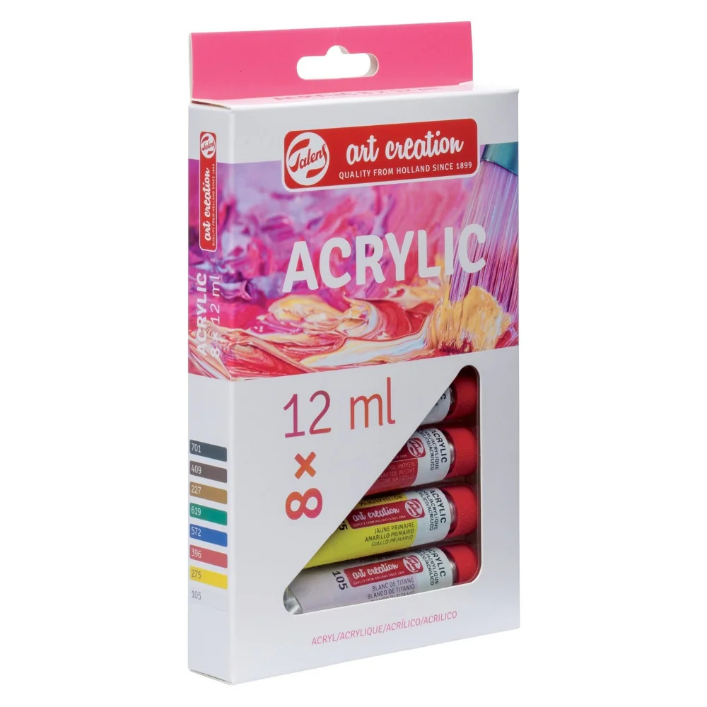 Talens Art Creation akrylové farby 8 ks 12ml-Talens Art Creation