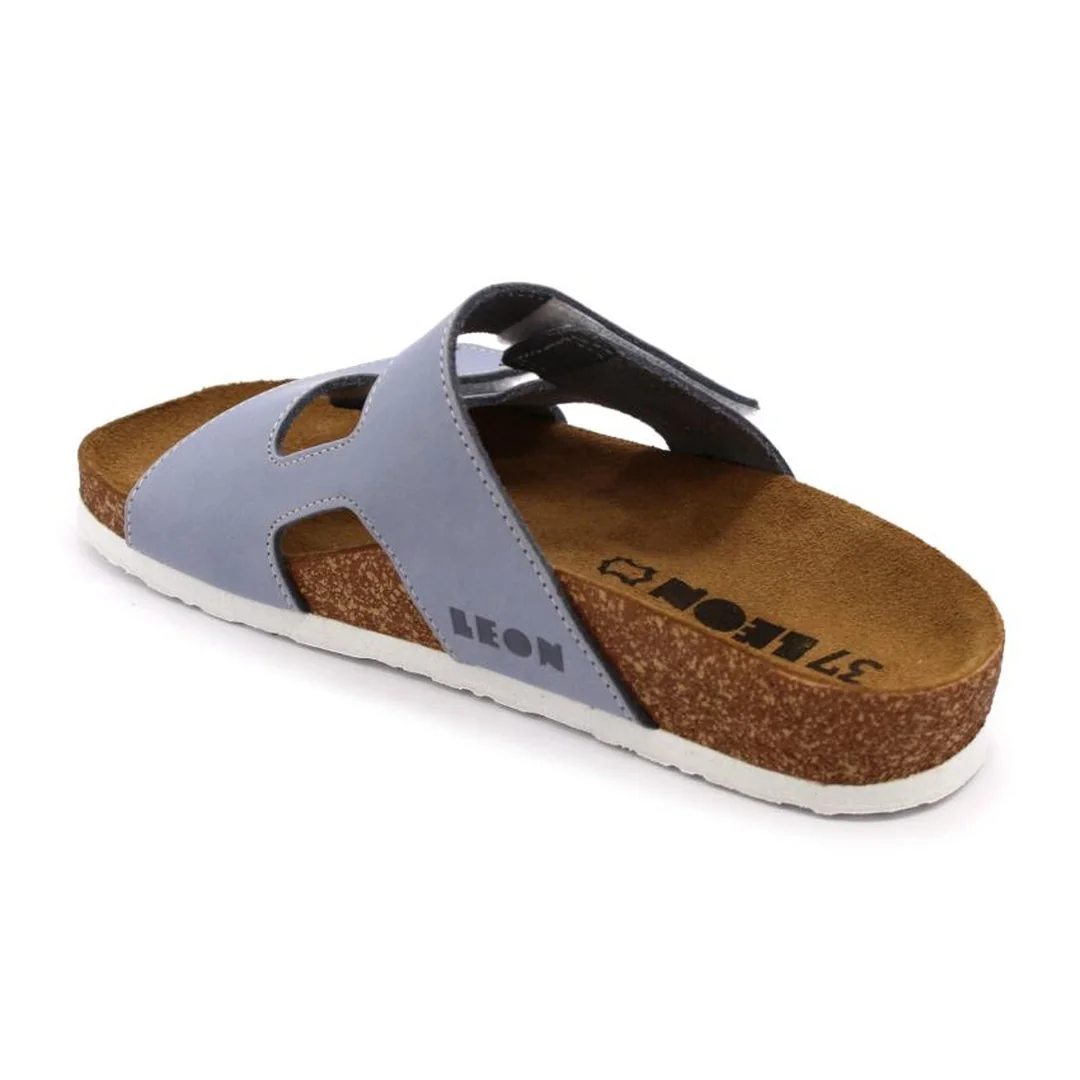 Leon 4051 Dámska zdravotná korková obuv s prackou 41 - 26cm, sivá, 2,0 cm