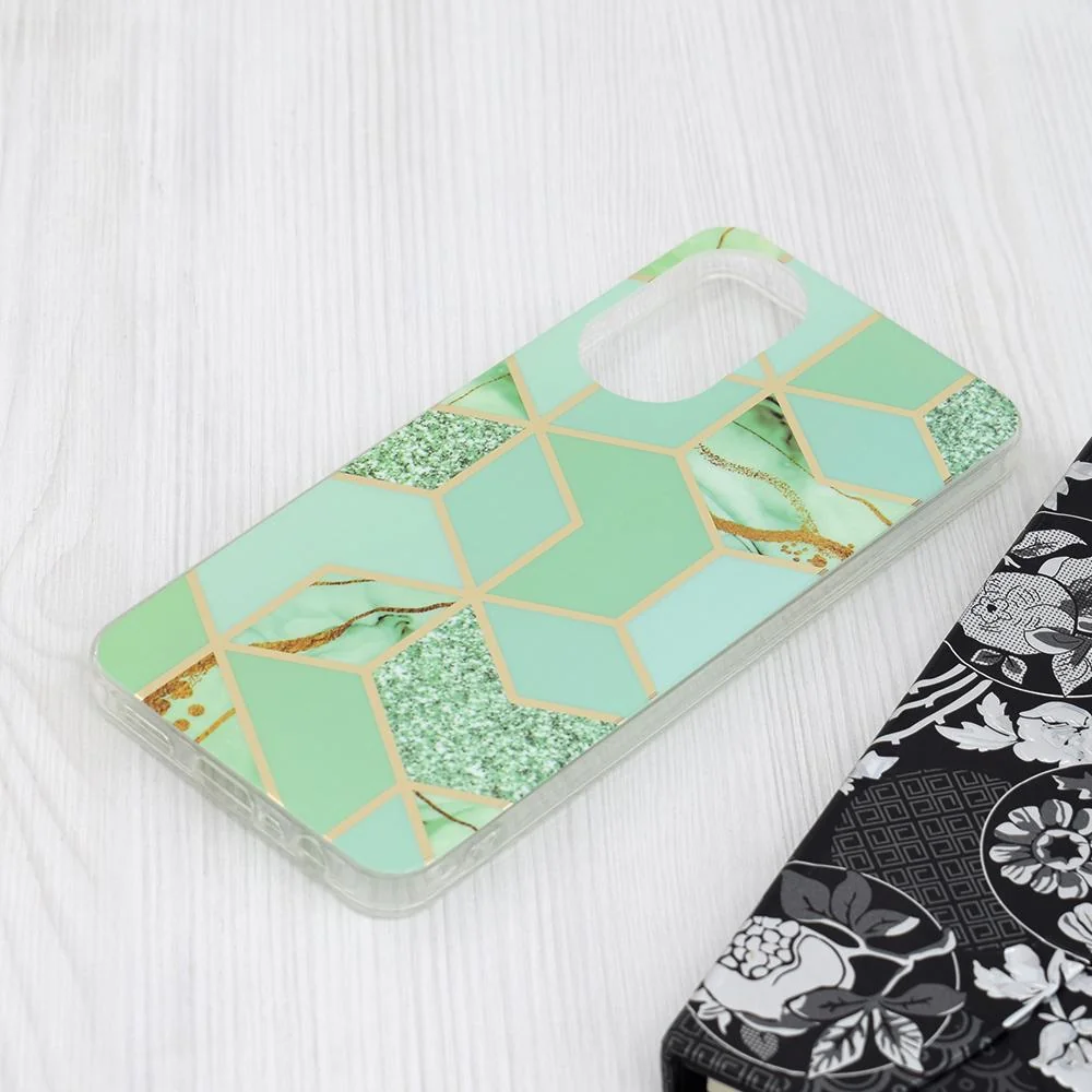 Marble pudro pre Oppo A78 4G - Zelená