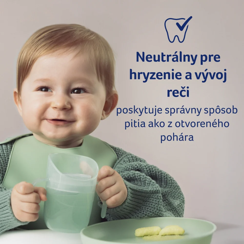 LOVI Hrnček tréningový GENIUS 150ml Nude 1 ks