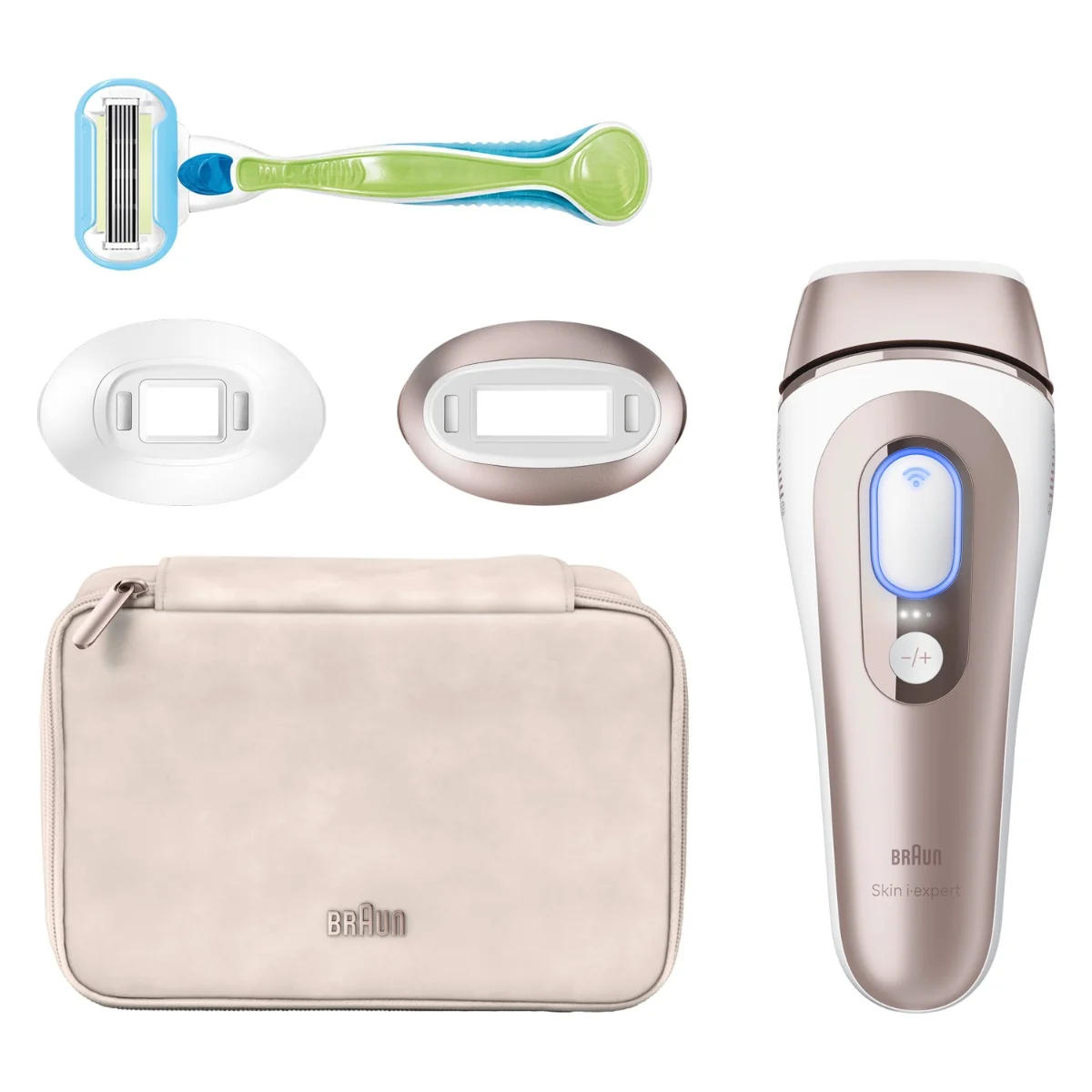 Braun Smart IPL Skin i expert, Domáca Epilácia, Puzdro, 2 Hlavice, PL7147 1×1 ks, epilátor