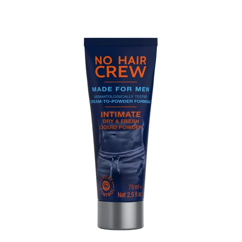 No Hair Crew INTIMATE Tekutý púder na telo a intímne partie 75 ml