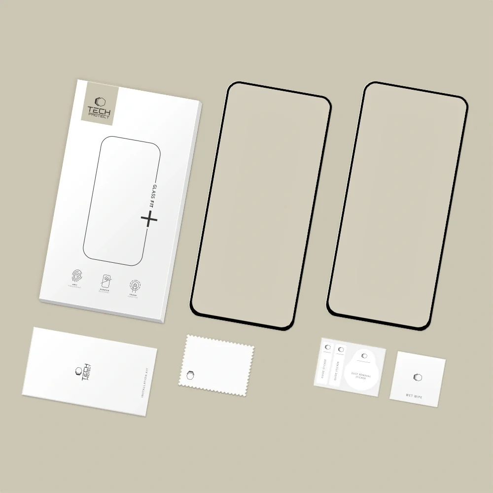 Tech-Protect Glass Fit 2x ochranné sklo na Samsung Galaxy S25 FE, čierne ne