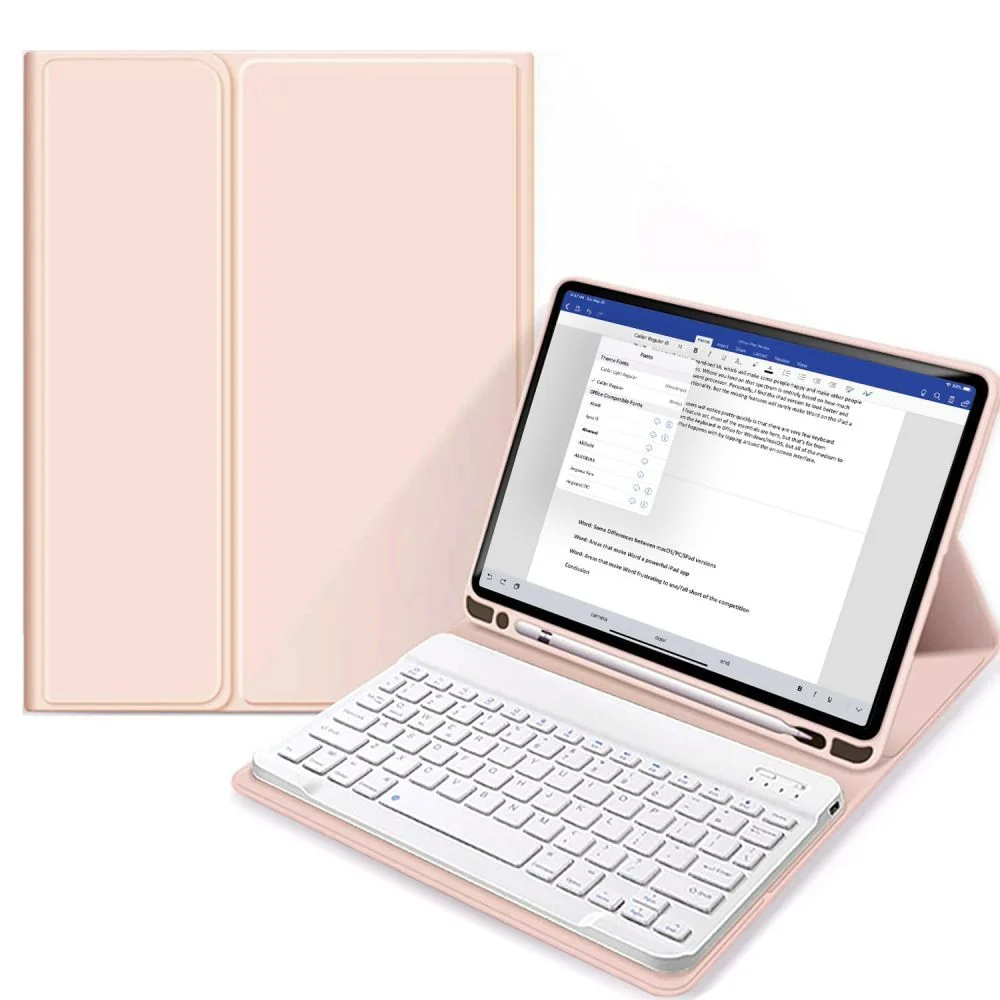 Tech-Protect SC Pen puzdro s klávesnicou na iPad 10.9'' 2022 ružové