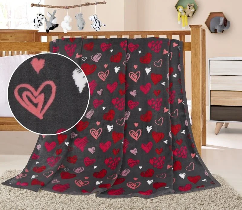 Detská deka ELLA 1003/115 N 100x155cm srdiečka 1×1 ks, deka pre deti