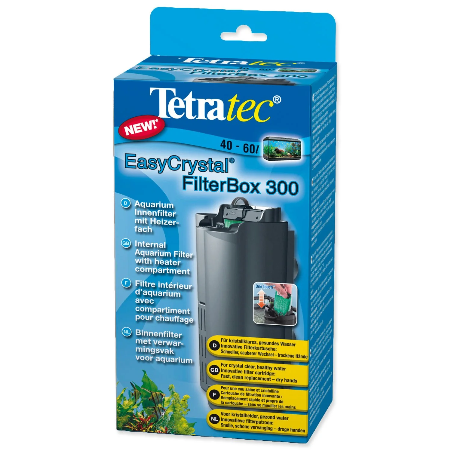 Filter Tetra Easy Crystal Box 300 vnútorný, 300l/h