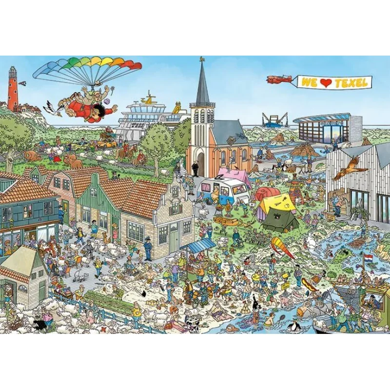 Jumbo Jan van Haasteren puzzle Island Retreat 1000 dielikov