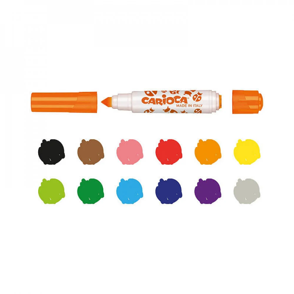 Fixky s pečiatkou Carioca Stamp Markers 12 ks-CARIOCA