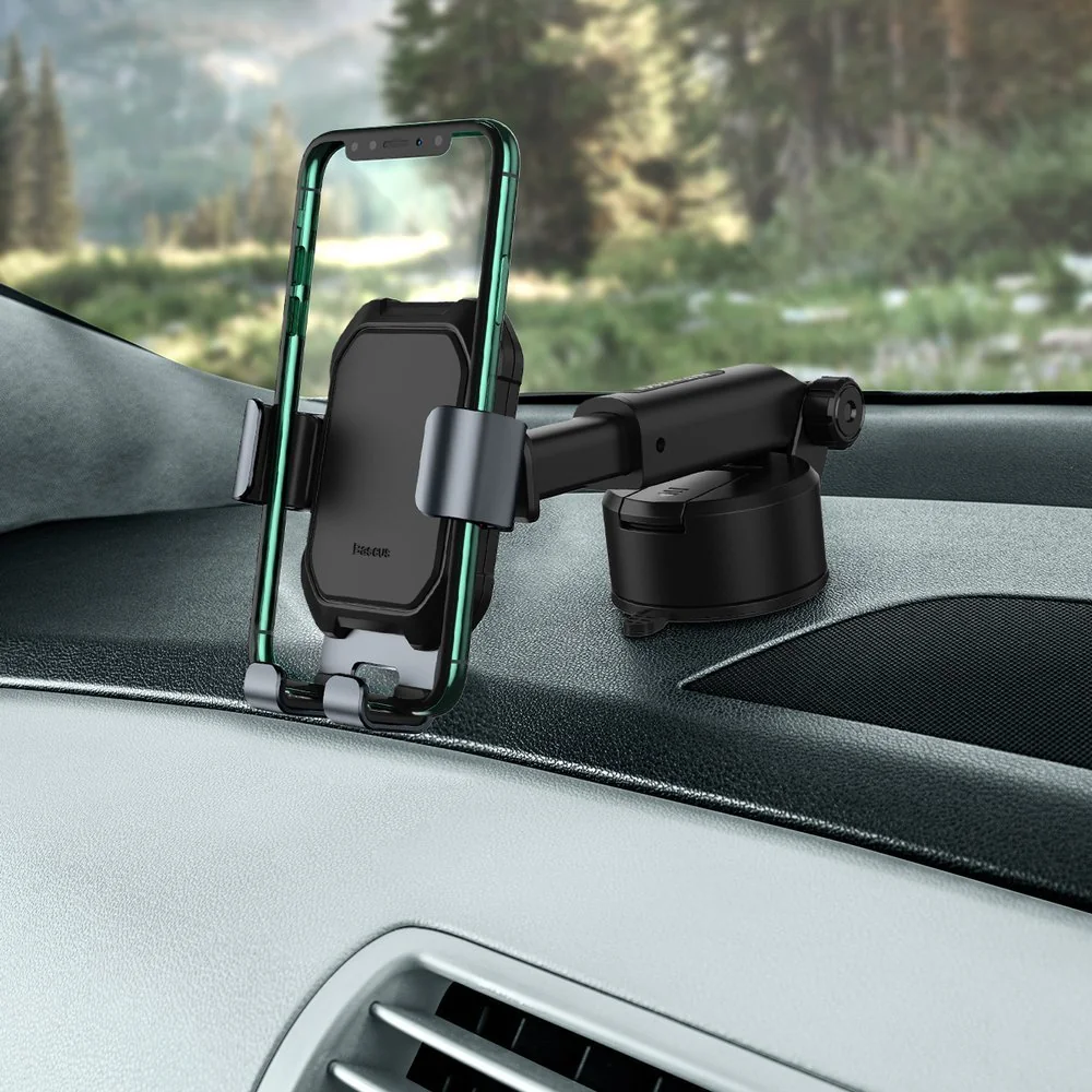 Baseus Gravity Car Mount držiak na mobil do auta, čierny
