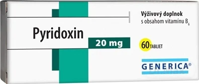 GENERICA Pyridoxin 1×60 tbl, výživový doplnok