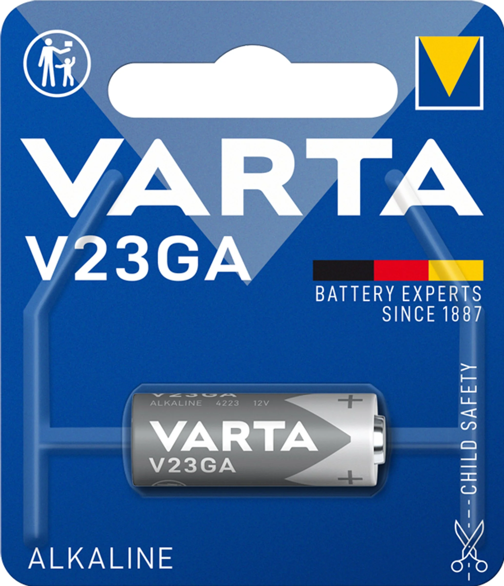 Varta V23GA 1×1 ks, tužková baterka