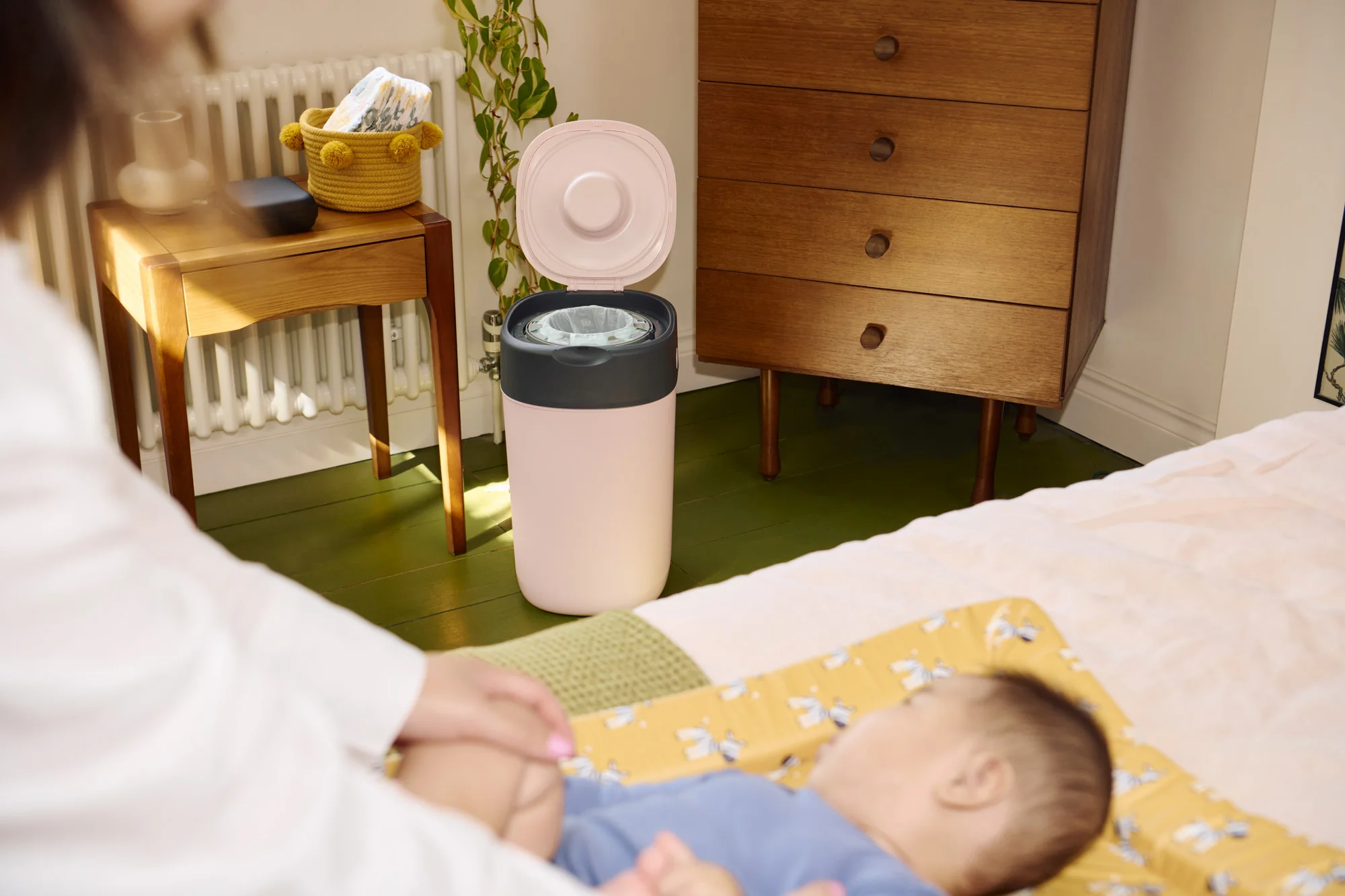 Tommee Tippee Twist & Click kôš na plienky, ružový 1 ks