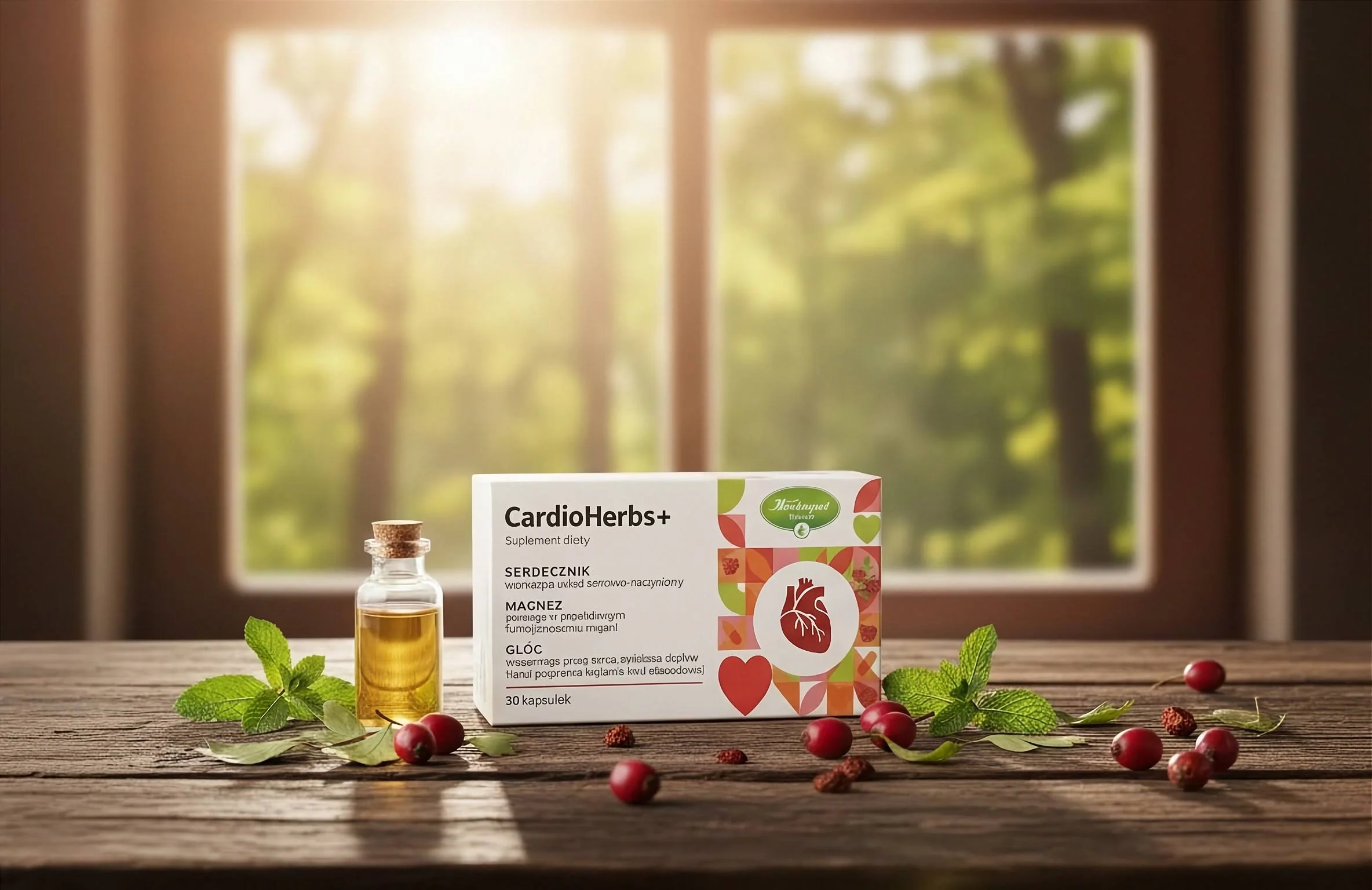 Herbapol CardioHerbs+ so srdcovníkom a hlohom 30 kapsúl s horčíkom