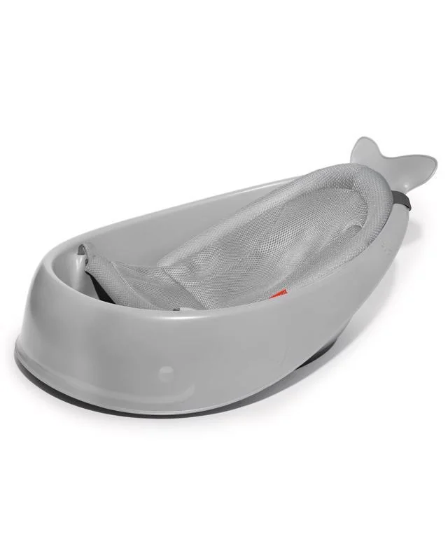 SKIP HOP Vanička s ergonomickou podložkou Moby 3 fázová 1×1 ks, sivá farba