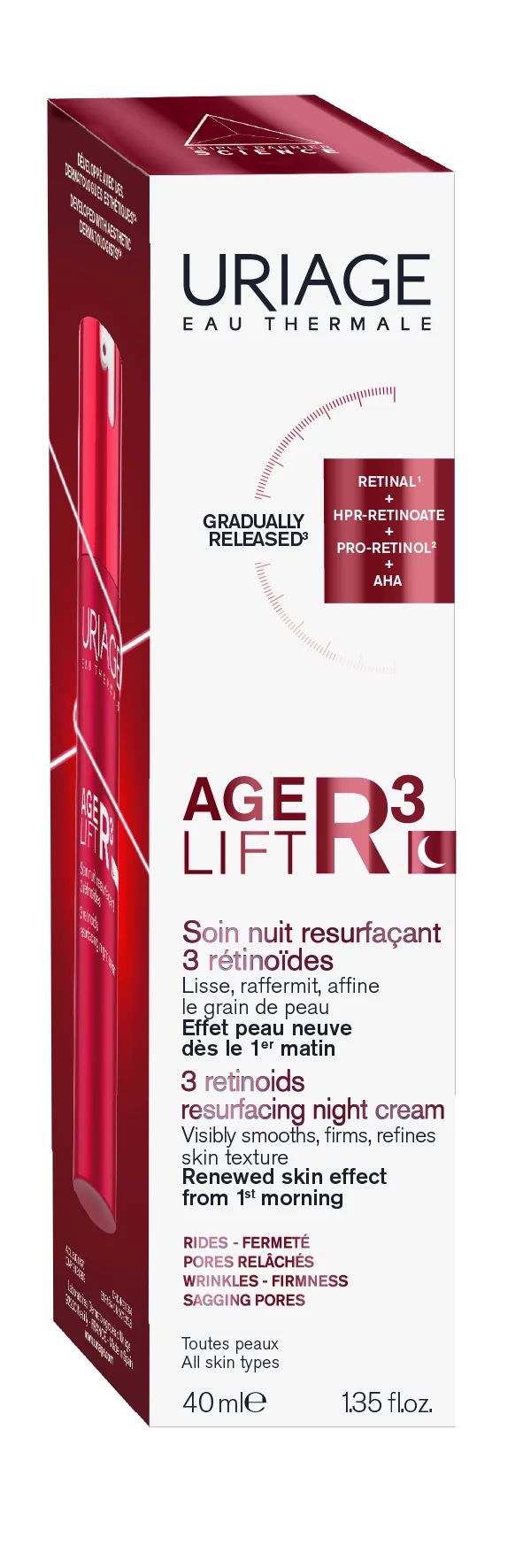 URIAGE AGE LIFT R3 NIGHT CREAM 40 ml