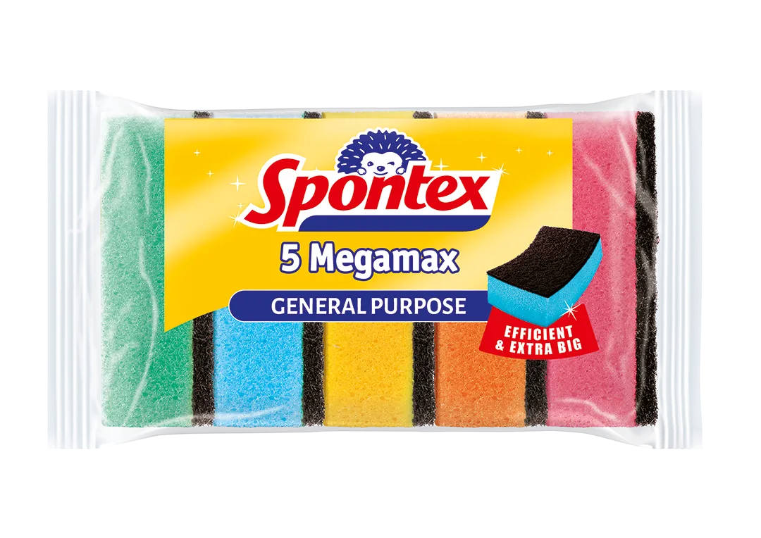 Spontex Megamax špongia velká 1×5 ks, špongia