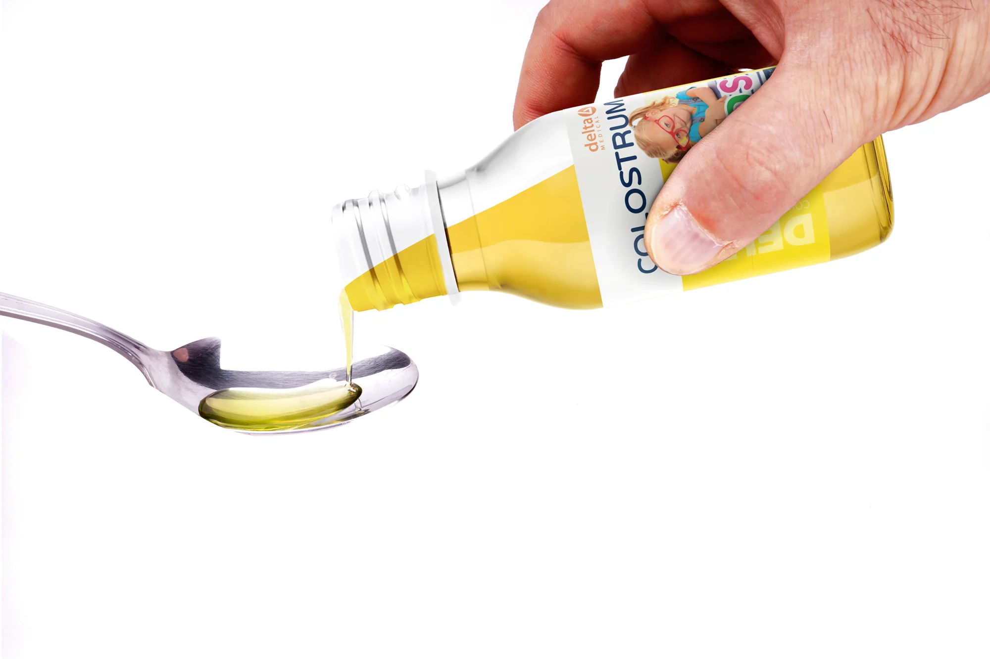 DELTA COLOSTRUM KIDS Vanilka s rýchlym účinkom 1×125 ml, kolostrum